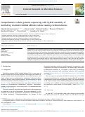 Cover page: Comprehensive whole genome sequencing with hybrid assembly of multi-drug resistant Candida albicans isolate causing cerebral abscess