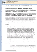 Cover page: A randomized pilot trial of dietary modification for the chemoprevention of noninvasive bladder cancer: the dietary intervention in bladder cancer study.