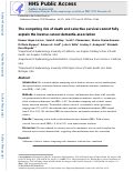 Cover page: The competing risk of death and selective survival cannot fully explain the inverse cancer‐dementia association