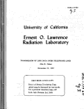 Cover page: TRANSMISSION OF LINK DATA OVER TELEPHONE LINES