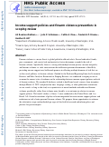 Cover page: Income support policies and firearm violence prevention: A scoping review.