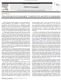 Cover page: Democratizing electoral geography: Visualizing votes and political neogeography