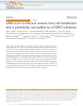 Cover page: SARS-CoV-2 infection rewires host cell metabolism and is potentially susceptible to mTORC1 inhibition