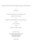 Cover page: Principled Statistical Approaches For Sampling and Inference in High Dimensions