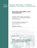 Cover page: Whole-Home Dehumidifiers: Field-Monitoring Study