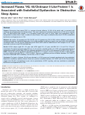 Cover page: Increased Plasma YKL-40/Chitinase-3-Like-Protein-1 Is Associated with Endothelial Dysfunction in Obstructive Sleep Apnea