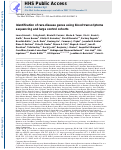 Cover page: Identification of rare-disease genes using blood transcriptome sequencing and large control cohorts.