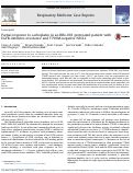 Cover page: Partial response to carboplatin in an RRx-001 pretreated patient with EGFR-inhibitor-resistance and T790M-negative NSCLC