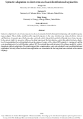 Cover page: Syntactic adaptation to short-term cue-based distributional regularities