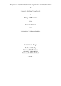 Cover page: Perspectives on Carbon Capture and Sequestration in the United States