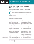 Cover page: Living Near Heavy Traffic Increases Asthma Severity