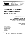 Cover page: A Framework for Analyzing the Simultaneous Default and Prepayment Options for Fixed Rate Mortgages