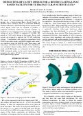 Cover page: Deflecting RF cavity design for a recirculating linac based facility 
for ultrafast X-ray science (LUX)