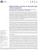 Cover page: Global cellular response to chemotherapy-induced apoptosis