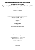 Cover page: Investigating the organofluorine physiology of Streptomyces cattleya: Regulation of transcription and control of mistranslation