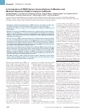 Cover page: A Comparison of PBDE Serum Concentrations in Mexican and Mexican-American Children Living in California