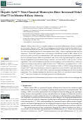 Cover page: Hepatic Ly6CLo Non-Classical Monocytes Have Increased Nr4a1 (Nur77) in Murine Biliary Atresia