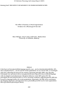 Cover page: The Effect of Sonority on Word Segmentation: Evidence for a Phonological Universal