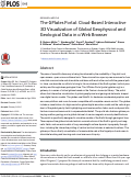 Cover page: The GPlates Portal: Cloud-Based Interactive 3D Visualization of Global Geophysical and Geological Data in a Web Browser