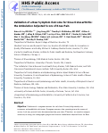 Cover page: Validation of a new symptom outcome for knee osteoarthritis: the Ambulation Adjusted Score for Knee pain