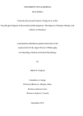 Cover page: Formerly Incarcerated Latinxs’ Perspectives on the Psychological Impact of Incarceration &amp; Reintegration: The Impacts of Trauma, Identity, and Culture on Transition