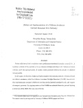 Cover page: Design and implementation of a collision avoidance multiple broadcast tree network