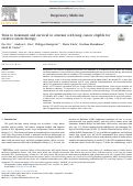 Cover page: Time to treatment and survival in veterans with lung cancer eligible for curative intent therapy