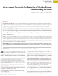 Cover page: Intratympanic Contrast in the Evaluation of Menière Disease: Understanding the Limits.