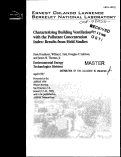 Cover page: Characterizing Building Ventilation with the Pollutant Concentration Index: Results from Field Studies