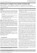 Cover page: Inferring gene ontologies from pairwise similarity data