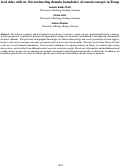 Cover page: God sides with us: Reconstructing domain boundaries of causal concepts in Tonga