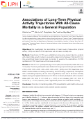 Cover page: Associations of Long-Term Physical Activity Trajectories With All-Cause Mortality in a General Population