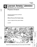 Cover page: Effects of Freons on Wire Chamber Aging