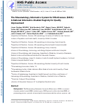 Cover page: Rheumatology Informatics System for Effectiveness: A National Informatics‐Enabled Registry for Quality Improvement