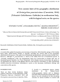 Cover page: New eastern limit of the geographic distribution of Orsinigobius punctatissimus (Canestrini, 1864) (Teleostei: Gobiiformes: Gobiidae) in northeastern Italy, with biological notes on the species