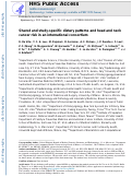 Cover page: Shared and Study-specific Dietary Patterns and Head and Neck Cancer Risk in an International Consortium