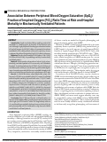 Cover page: Association Between Peripheral Blood Oxygen Saturation (SpO2)/Fraction of Inspired Oxygen (FiO2) Ratio Time at Risk and Hospital Mortality in Mechanically Ventilated Patients