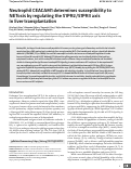 Cover page: Neutrophil CEACAM1 determines susceptibility to NETosis by regulating the S1PR2/S1PR3 axis in liver transplantation.