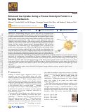 Cover page: Enhanced Gas Uptake during α‑Pinene Ozonolysis Points to a Burying Mechanism