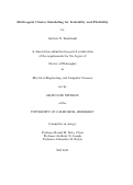 Cover page: Multi-agent Cluster Scheduling for Scalability and Flexibility