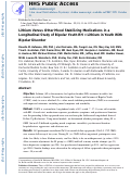 Cover page: Lithium Versus Other Mood-Stabilizing Medications in a Longitudinal Study of Youth Diagnosed With Bipolar Disorder