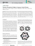 Cover page: Dynamic Phosphonic Bridges in Aqueous Uranyl Clusters