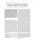 Cover page: Unsupervised segmentation of polarimetric SAR data using the covariance matrix