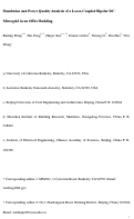 Cover page: Simulation and power quality analysis of a Loose-Coupled bipolar DC microgrid in an office building