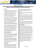 Cover page: Analysis of Seismic Performance of Transformer Bushings