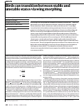 Cover page: Birds can transition between stable and unstable states via wing morphing