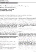 Cover page: Behavioral states may be associated with distinct spatial patterns in electrocorticogram.