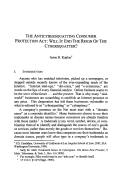 Cover page: The Anticybersquatting Consumer Protection Act: Will it End the Reign of the Cybersquatter?