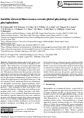 Cover page: Satellite-detected fluorescence reveals global physiology of ocean phytoplankton