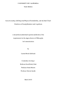 Cover page: Socio-Sexuality, Self-Reported Physical Formidability, and the Dark Triad: Predictors of Gossip Behavior and Cognitions